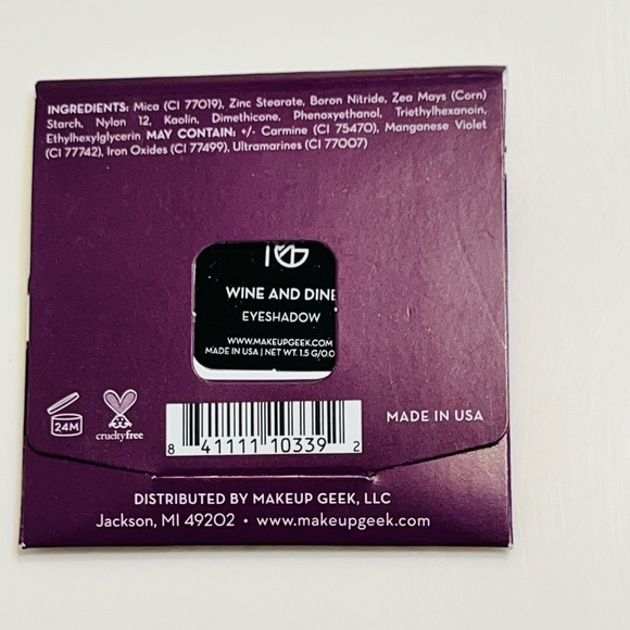 💄WINE AND DINE💄Discontinued Makeup Geek Signature Eyeshadows NWT - Picture 4 of 4
